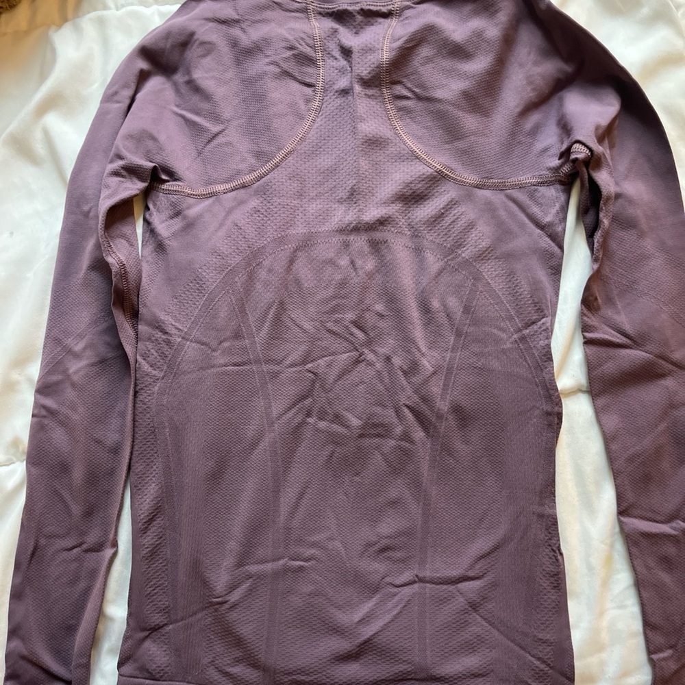 Purple Long Sleeve Athleta Top